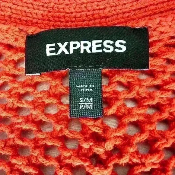 ✨Like New✨ Express Lightweight Knit Cardigan Sweater, Multicolor, Size S/M - Picture 4 of 6